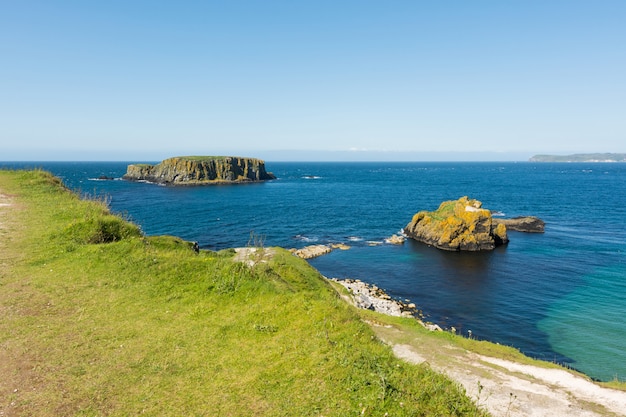 Landschaften Irlands. Carrick-a-Rede, Nordirland