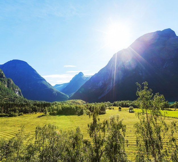 Landschaften Norwegens