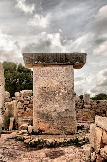 Landschaften von menorca in den balearen spanien