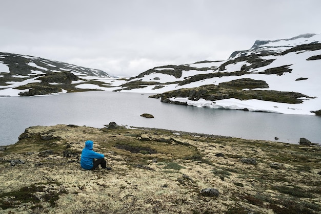 Landschaftlich reizvolle Route Aurlandsfjellet in Norwegen