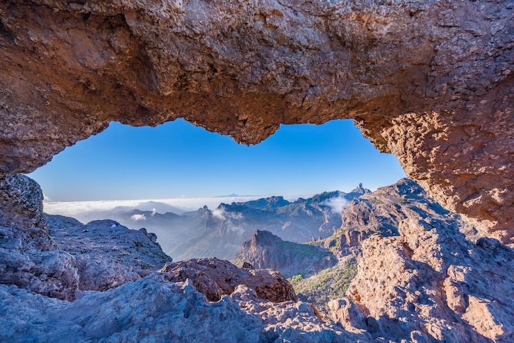 Foto landschaftliche aussicht auf berge gegen den himmel
