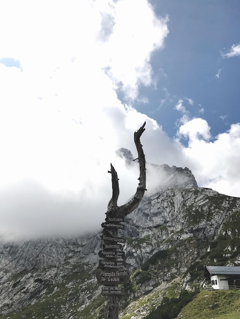 Foto landschaftliche aussicht auf den baumberg gegen den himmel