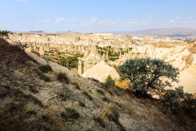 Foto landschaftliche berglandschaft kappadokien anatolien türkei