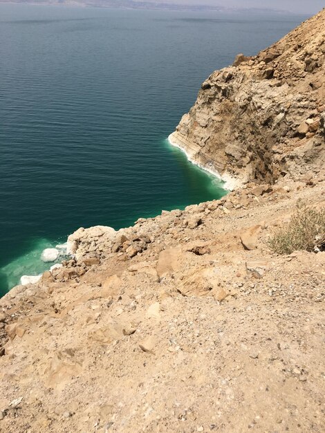 Foto landschaftlicher blick auf das meer gegen den himmel