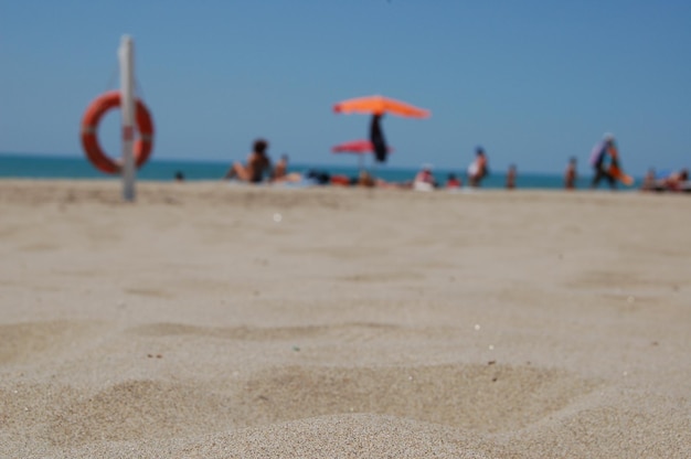 Landschaftlicher Blick auf den Strand