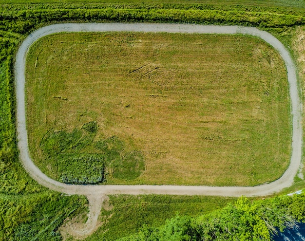 Foto landschaftsansicht des feldes