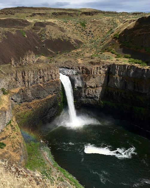 Landschaftsansicht des Wasserfalls