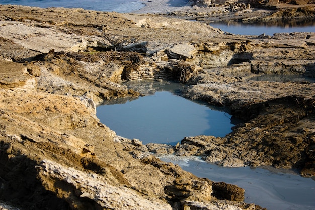 Landschaftsansicht des Wassers gegen den Himmel