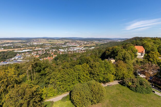 Landschaftsansicht von Veste Coburg, Bayern