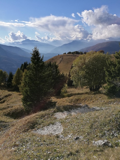 Landschaftsansicht vor dem Himmel