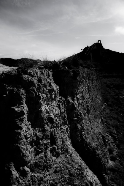 Foto landschaftsansicht vor dem himmel