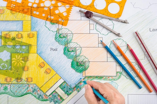 Landschaftsarchitekt Design Hotelresortplan