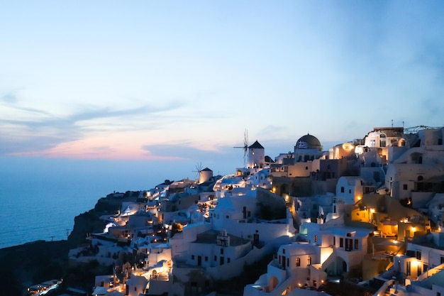 Landschaftsbilder von Oia, Santorini