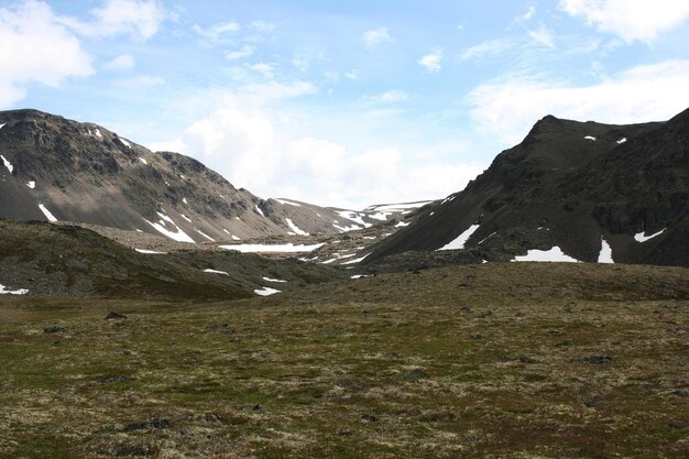 Landschaftsnatur und Gletscher in Alaska