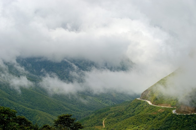 Landstraße in Sapa Vietnam