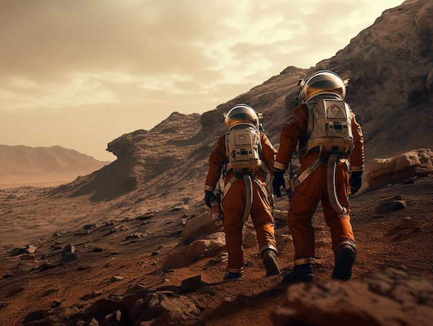 Landung von Astronauten auf dem Mars