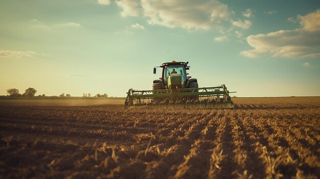 Foto landwirte auf dem feld