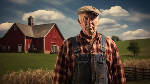 Foto landwirtschaft bauernhof vater