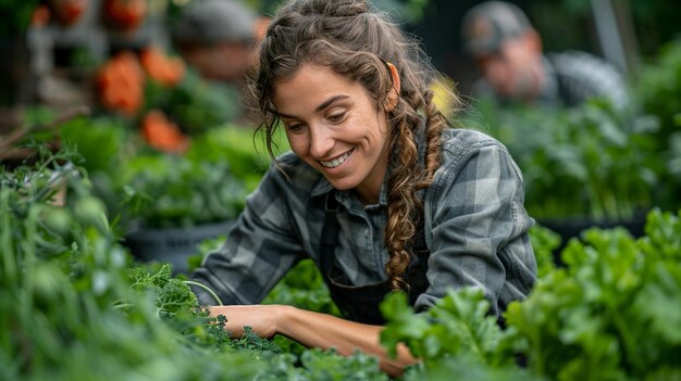 Foto landwirtschaftsgemeinschaft feiert den geist hintergrund