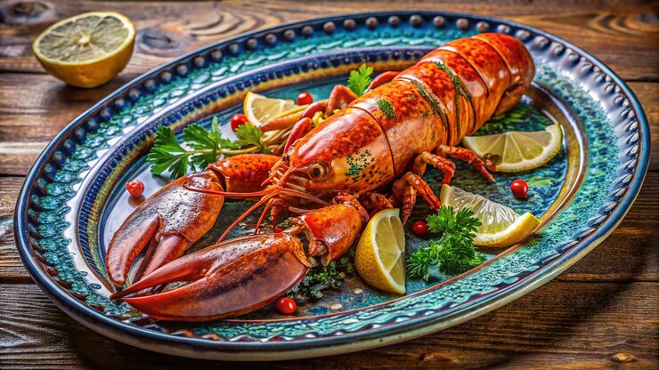 La langosta gourmet es deliciosa