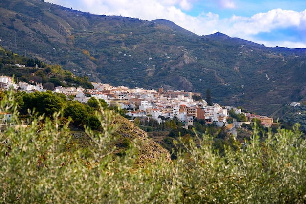 Lanjaron-Dorf in den Alpujarras von Granada