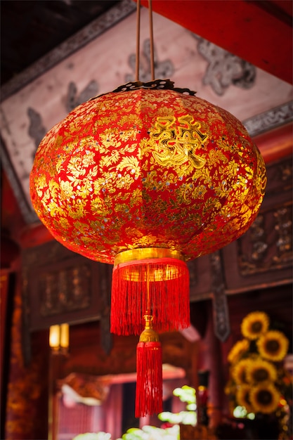 Lanterna chinesa tradicional