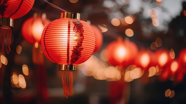 Lanterna de festival colorida na temporada de férias tradicionais chinesas Festival colorido sugere um clássico