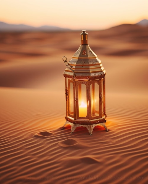 Lanterna de fundo do Ramadão