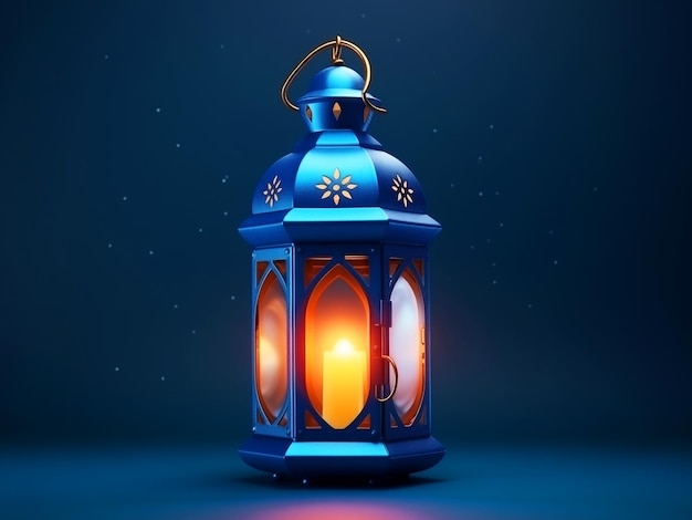 Lanterna islâmica como um conceito para Ramadan Kareem