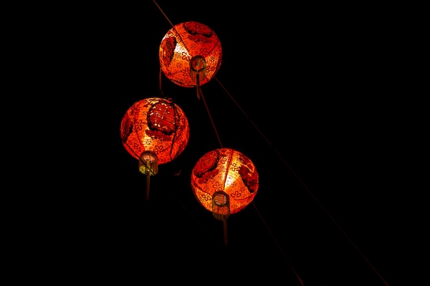 Lanterna vermelha chinesa decorar para o ano novo chinês,