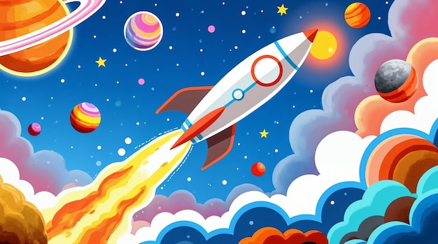 Lanzamiento de cohetes al espacio