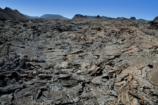 Lanzarote Timanfaya Fire Mountains vulkanische Lava