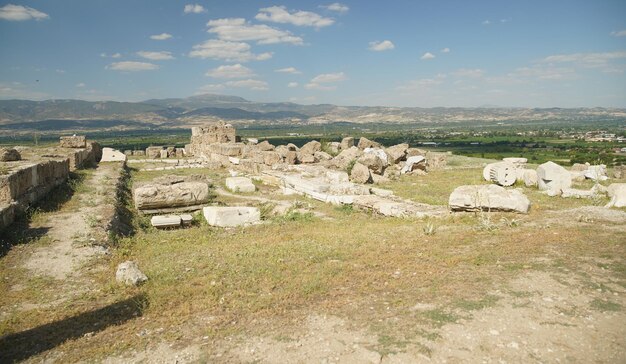 Laodicea en la ciudad antigua de Lycus en Denizli Turkiye