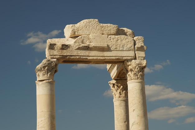 Laodicéia na cidade antiga de Lycus em Denizli Turkiye