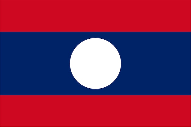 Foto laotische flagge von laos