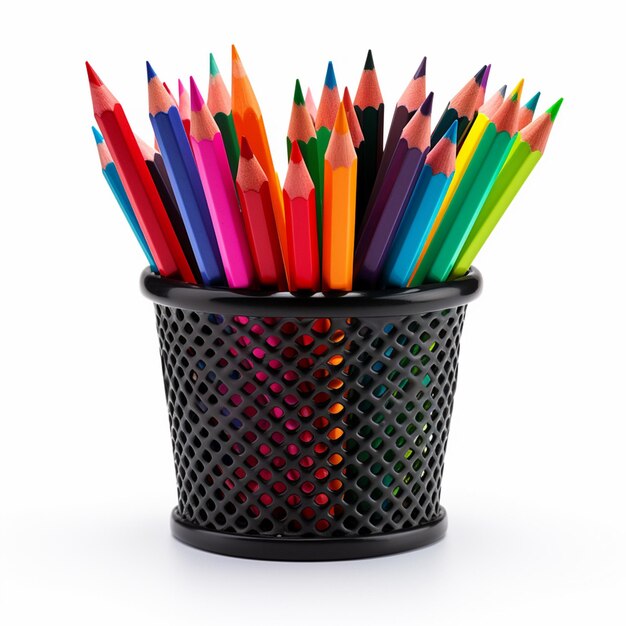 Lápices de colores a lápiz.