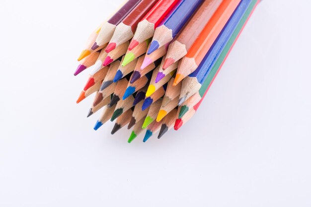 Lápis de várias cores