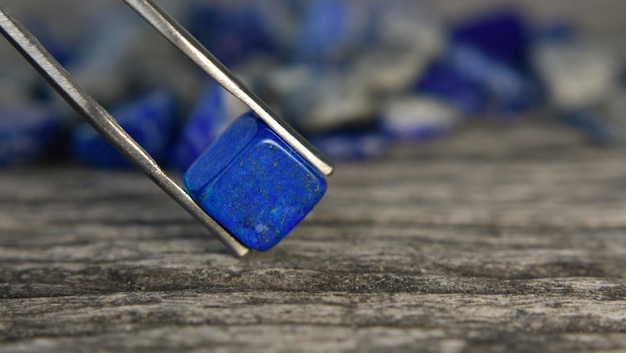 Lapislazuli Blauer Stein Schön von Natur aus Für die Herstellung von Ornamenten