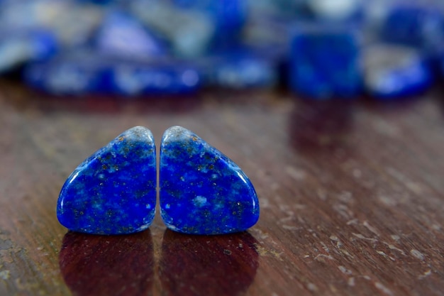 Lapislazuli Blauer Stein Von Natur aus schön Für die Herstellung von Ornamenten x9