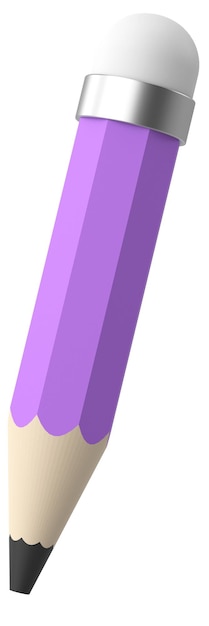 Lápiz 3D Ilustración 3D