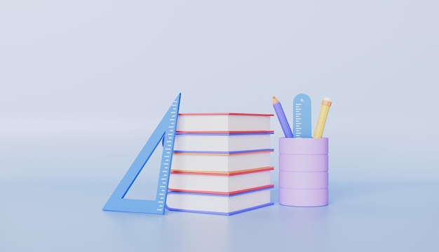 Lápiz de dibujo colorido en caja y sobre fondo blanco perfecto arte y artículos de papelería escolar
