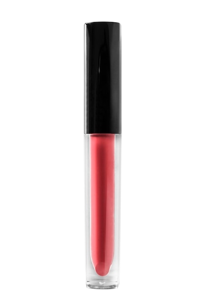 lápiz labial rosa aislado