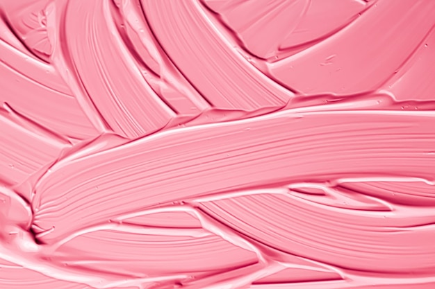 Lápiz labial rosa o textura de brillo de labios como fondo cosmético maquillaje y producto cosmético de belleza para lu ...