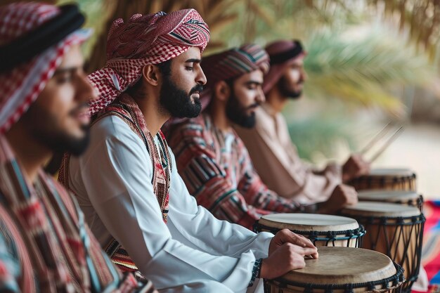 Foto el lapso de tiempo de la tabla de iftar