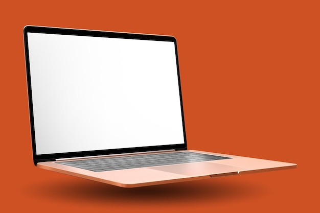 Laptop-Bildschirm png-Mockup durchsichtiges Design