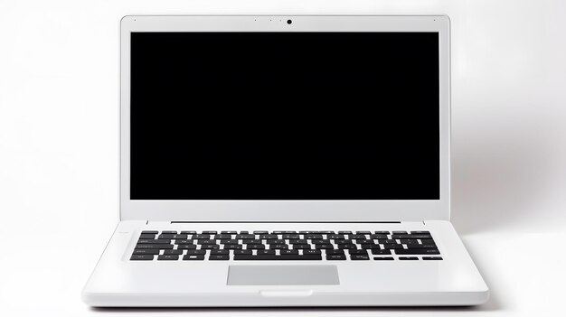 Laptop com tela em branco