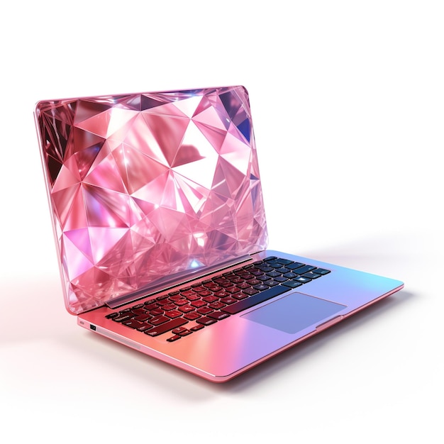 Laptop de renderização 3D