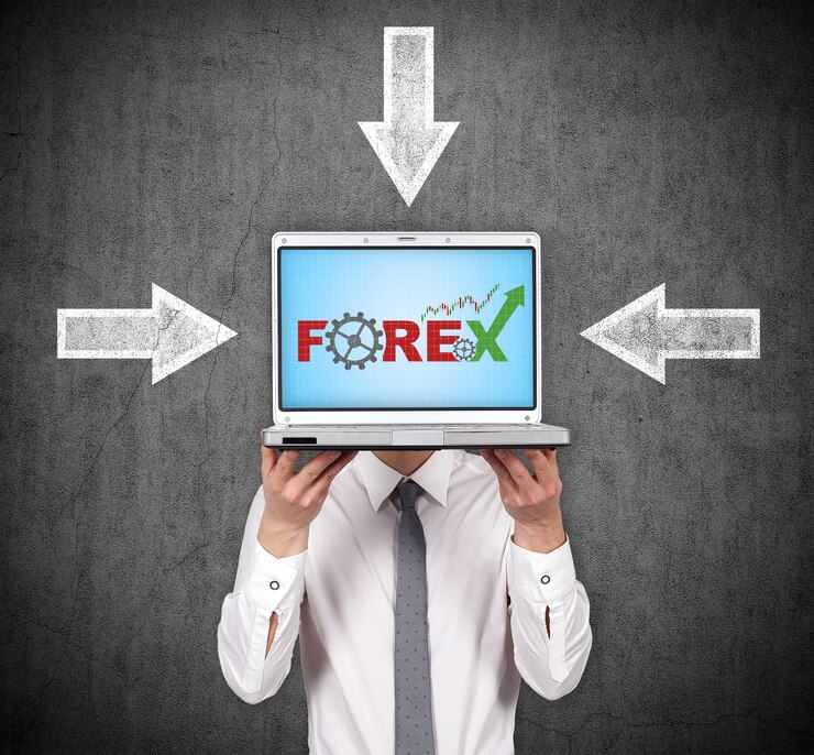 Foto laptop con forex