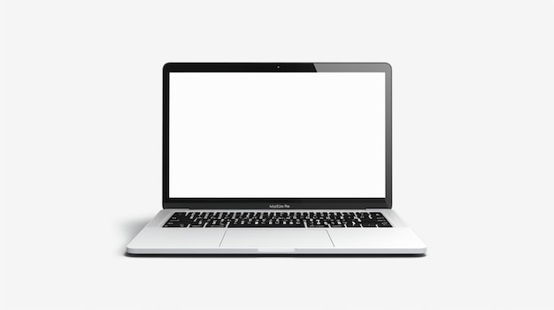 Laptop isoliert auf weißem Hintergrund ohne Hintergrund