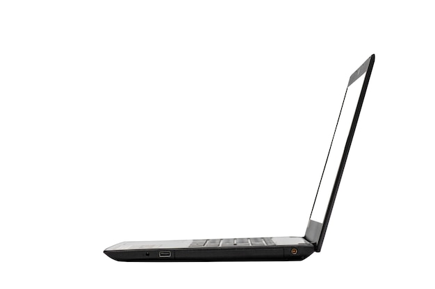 Laptop isoliert auf weißem Hintergrund